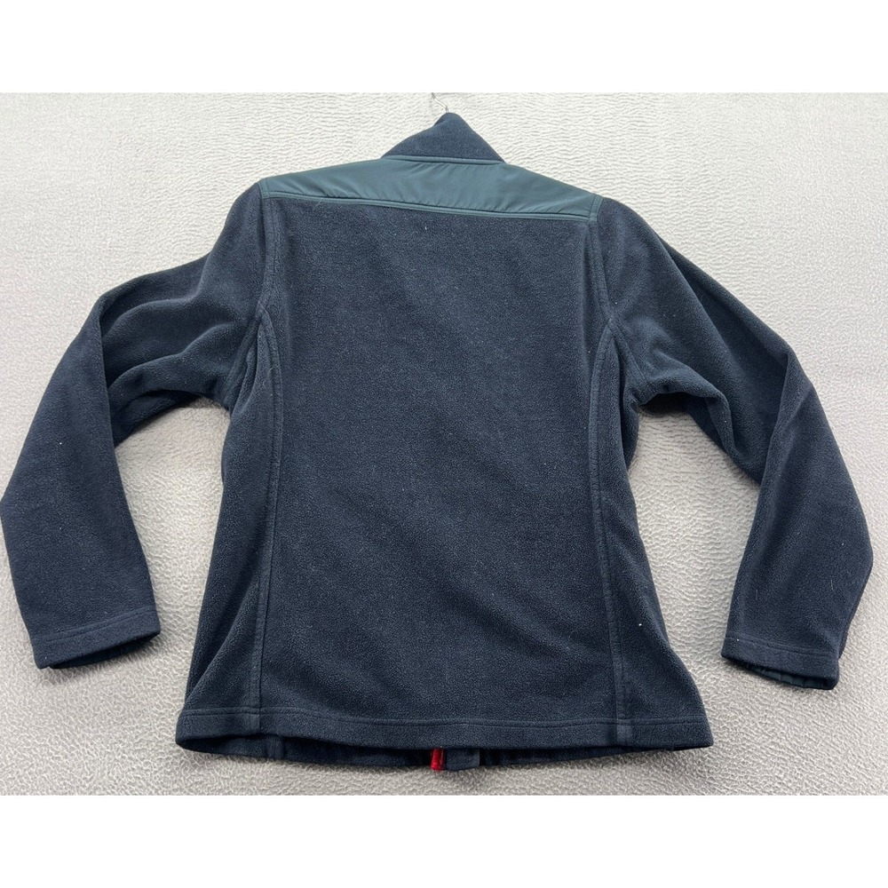 Chick-fil-A Employee Uniform Fleece Jacket Women's Size M Navy Blue Full Zip - Picture 8 of 10